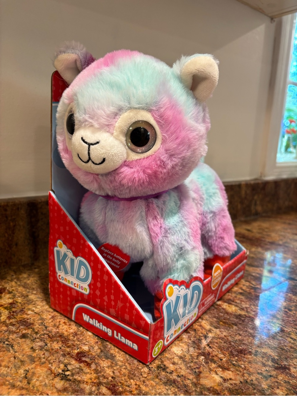 Kid Connections Walking Llama Toy - New In Box
